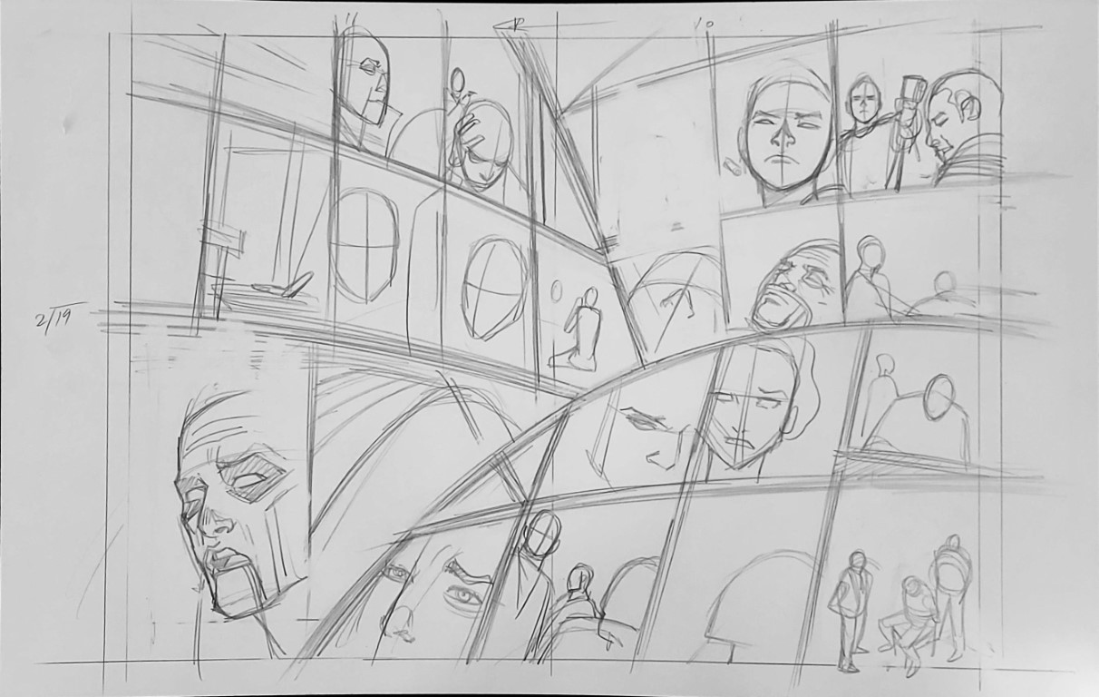 DC Universe Presents - Deadman 4 pg. 10-11 - prelim on reverse by Bernard Chang